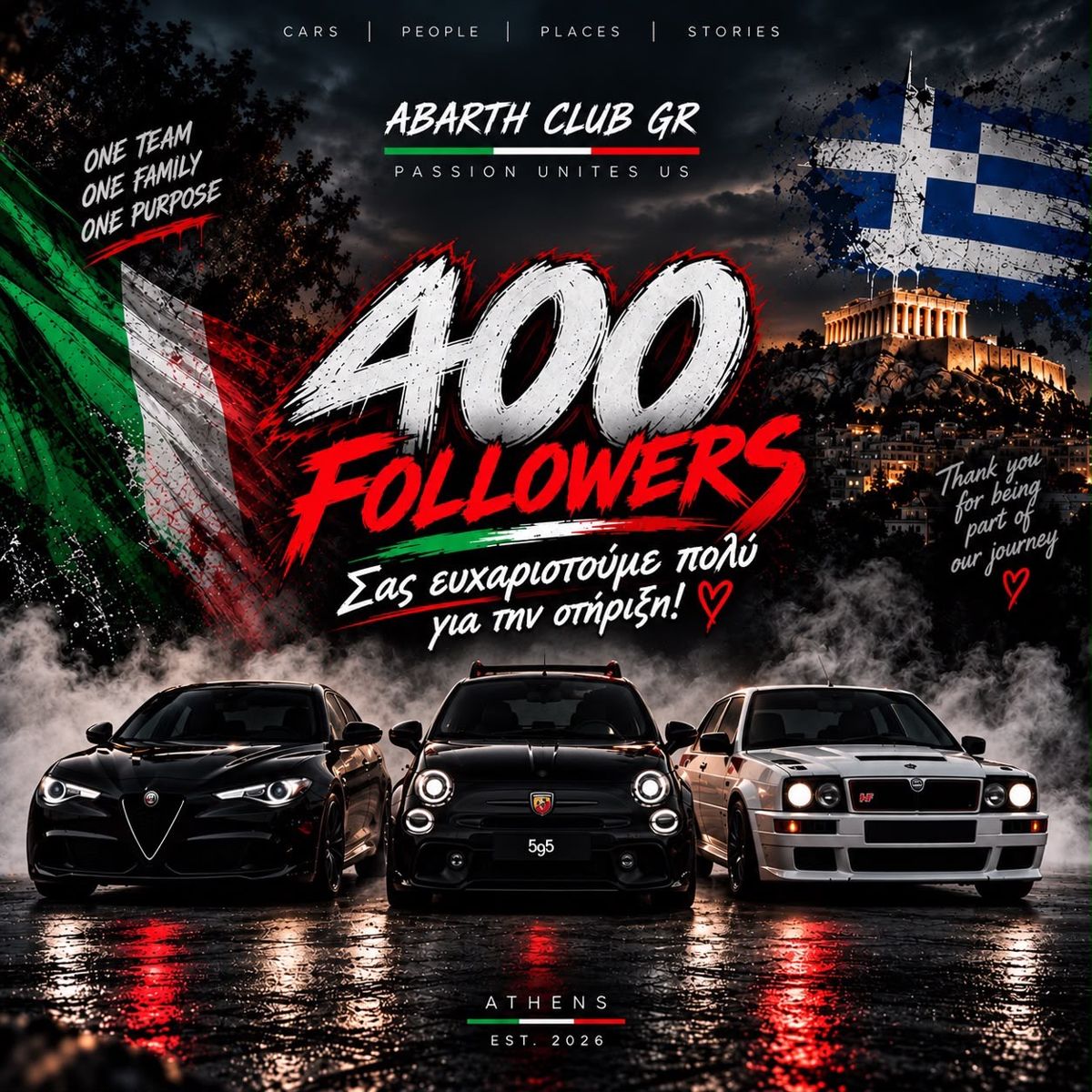 Αφίσα 400 followers